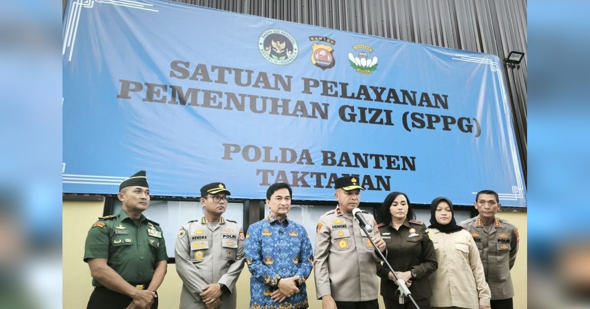 Polda Banten Luncurkan SPPG, Sediakan Makan Bergizi untuk 3.110 Siswa