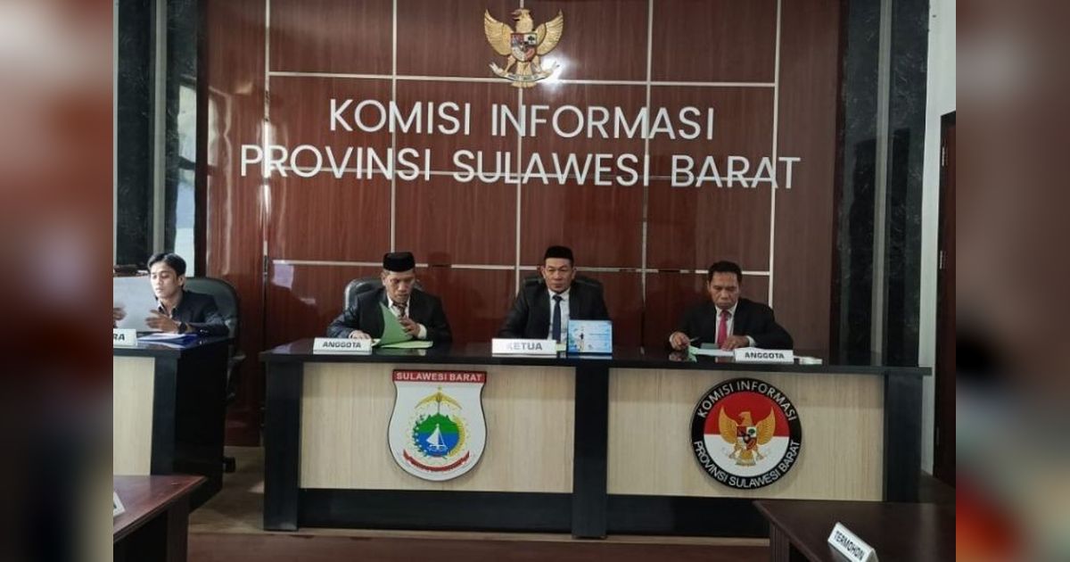 KI Sulbar Sidangkan Lima Sengketa Informasi di Polman, 27 Kasus Lainnya Menunggu Sidang