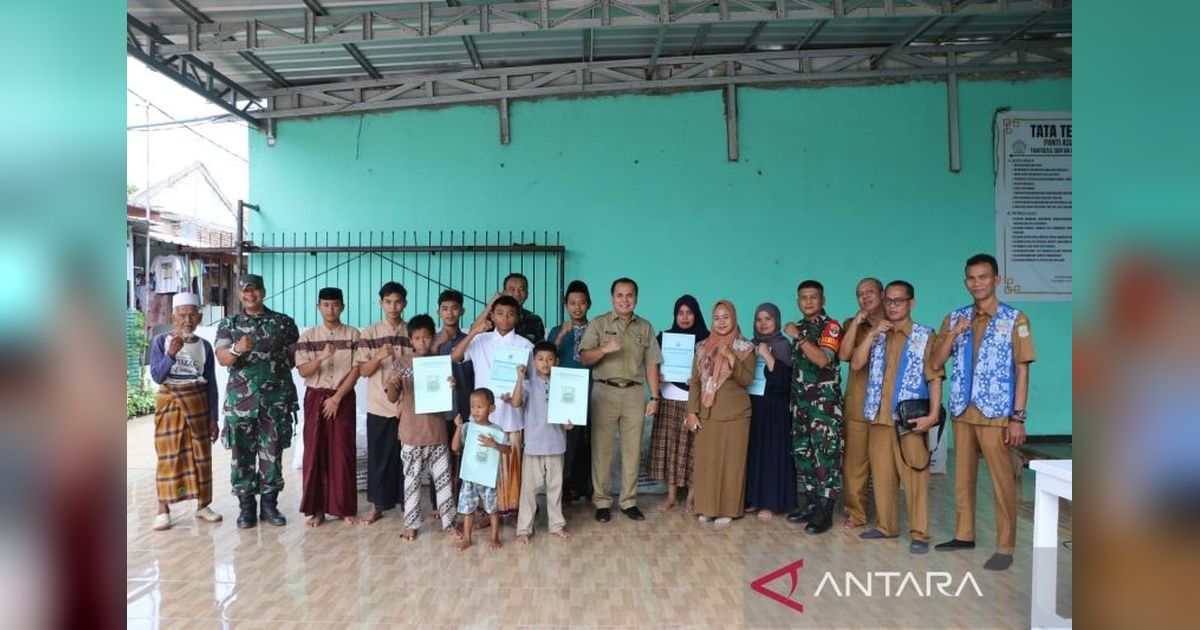 36 Anak Panti Asuhan Bekasi Terima Akte Kelahiran, TNI Berperan Aktif