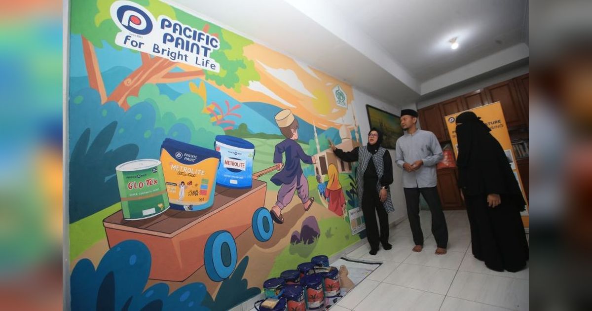 Pacific Paint Donasikan 12.500 Liter Cat untuk Ceriakan 250 Panti Asuhan di Jawa