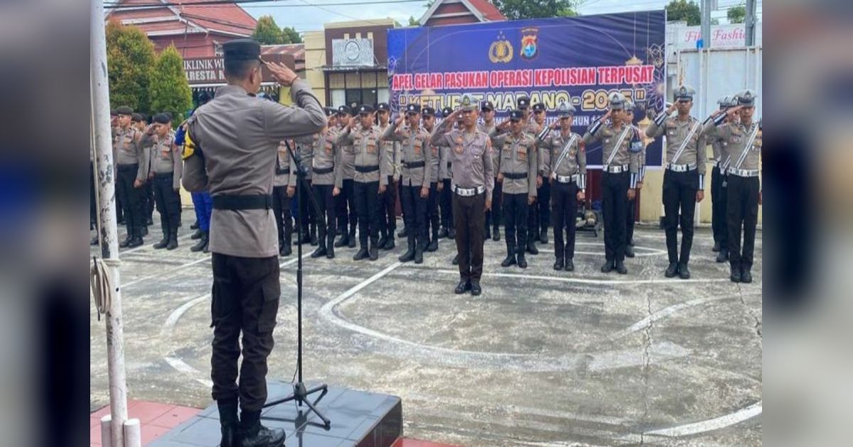 206 Personel Gabungan Amankan Operasi Ketupat Marano 2025 di Mamuju