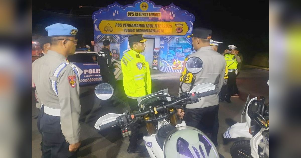 Polisi Optimalkan Pengamanan Jalur Mudik Gentong Tasikmalaya Jelang Lebaran