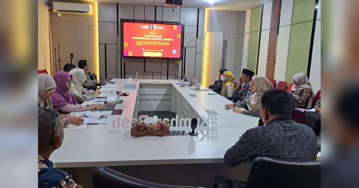 79 Ranperkada Bangka Tengah Diharmonisasi, Wujud Produk Hukum Berkualitas