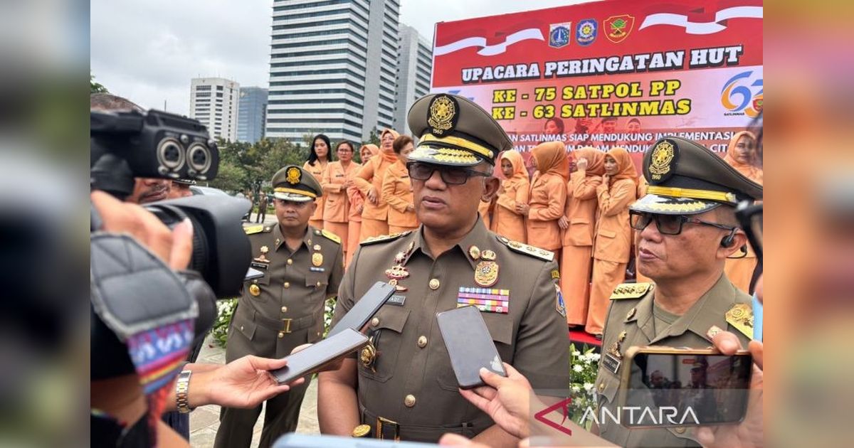 1.300 Personel Satpol PP DKI Jakarta Siaga Amankan Lebaran