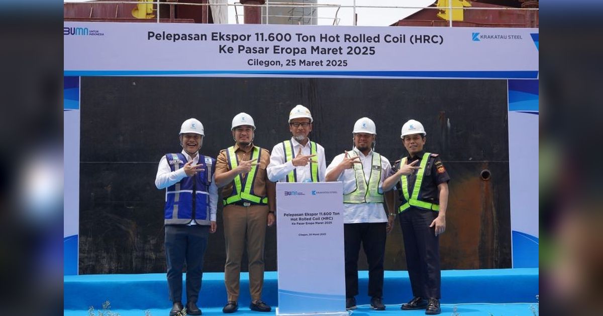 Krakatau Steel Ekspor 11.600 Ton Baja ke Eropa, Bukti Kualitas Global!