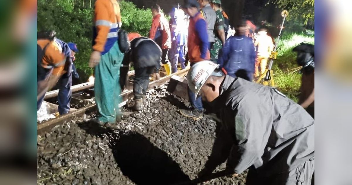 Jalur Ciamis-Manonjaya Longsor, KA Turangga dan Malabar Gunakan Jalur Alternatif