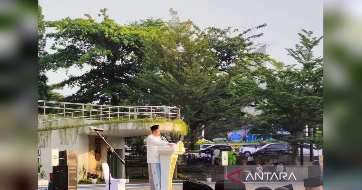Dedi Mulyadi Singgung Pengelolaan Keuangan Daerah saat Shalat Idul Fitri