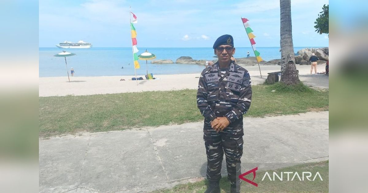 TNI AL Babel Perketat Pengamanan Kunjungan Ratusan Turis Mancanegara di Pantai Parai