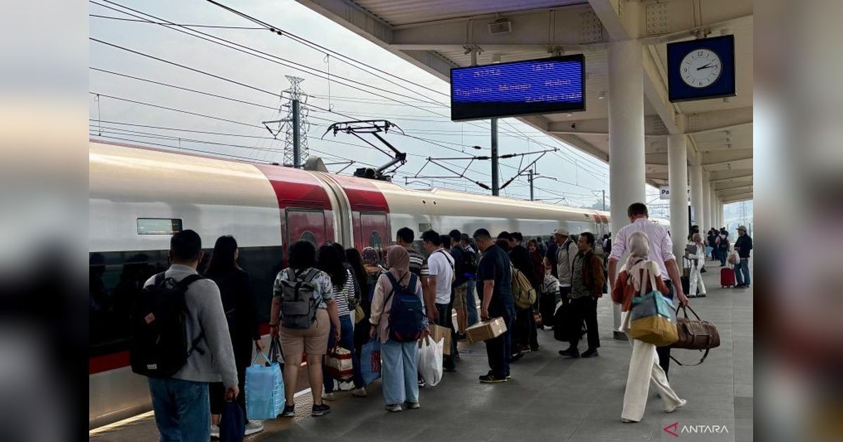 KCIC Angkut 250 Ribu Penumpang Whoosh Selama Lebaran 2025