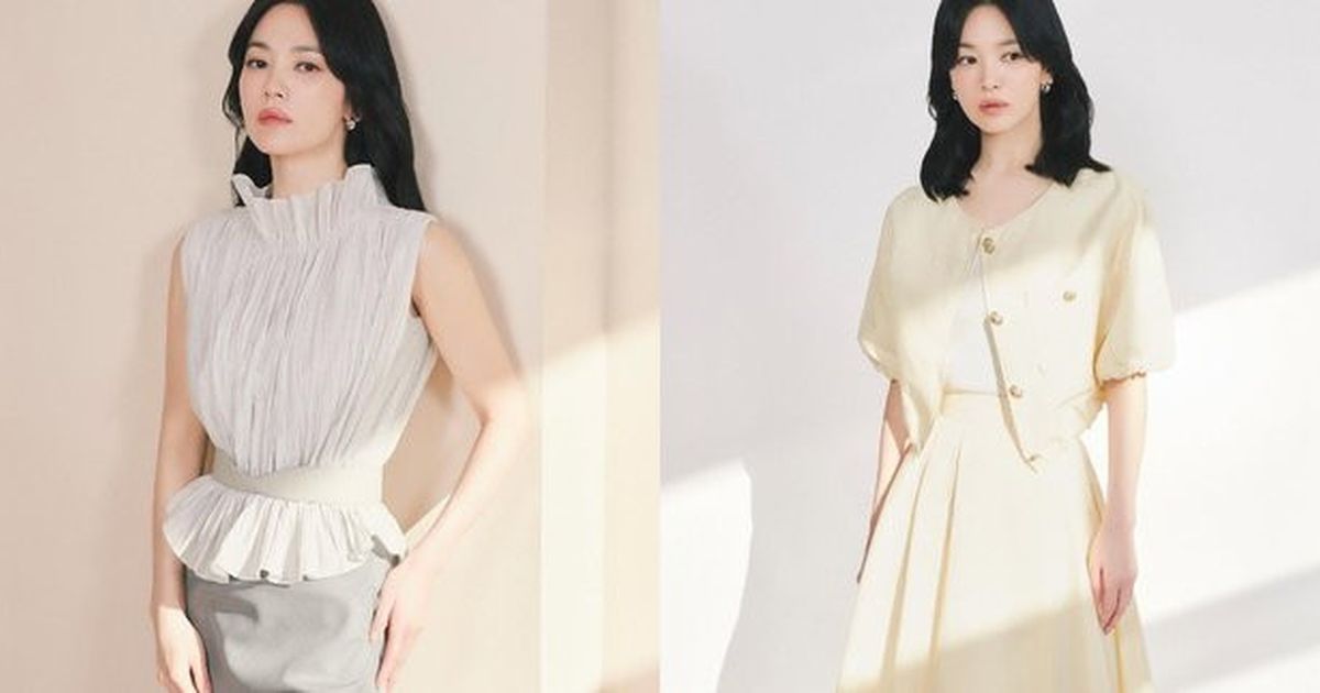 Gaya Simpel Song Hye-Kyo yang Anggun dan Memikat, Tetap Tampil Elegan
