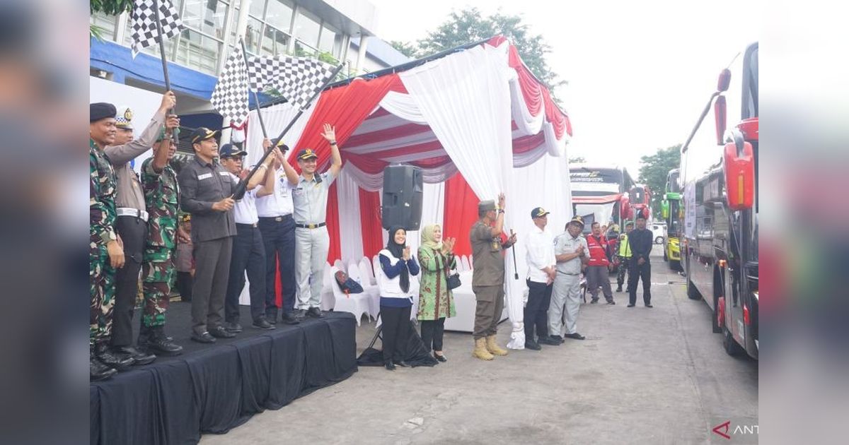 Bupati Sidoarjo Lepas Mudik Gratis Lebaran 2025: 21.536 Pemudik Terbantu