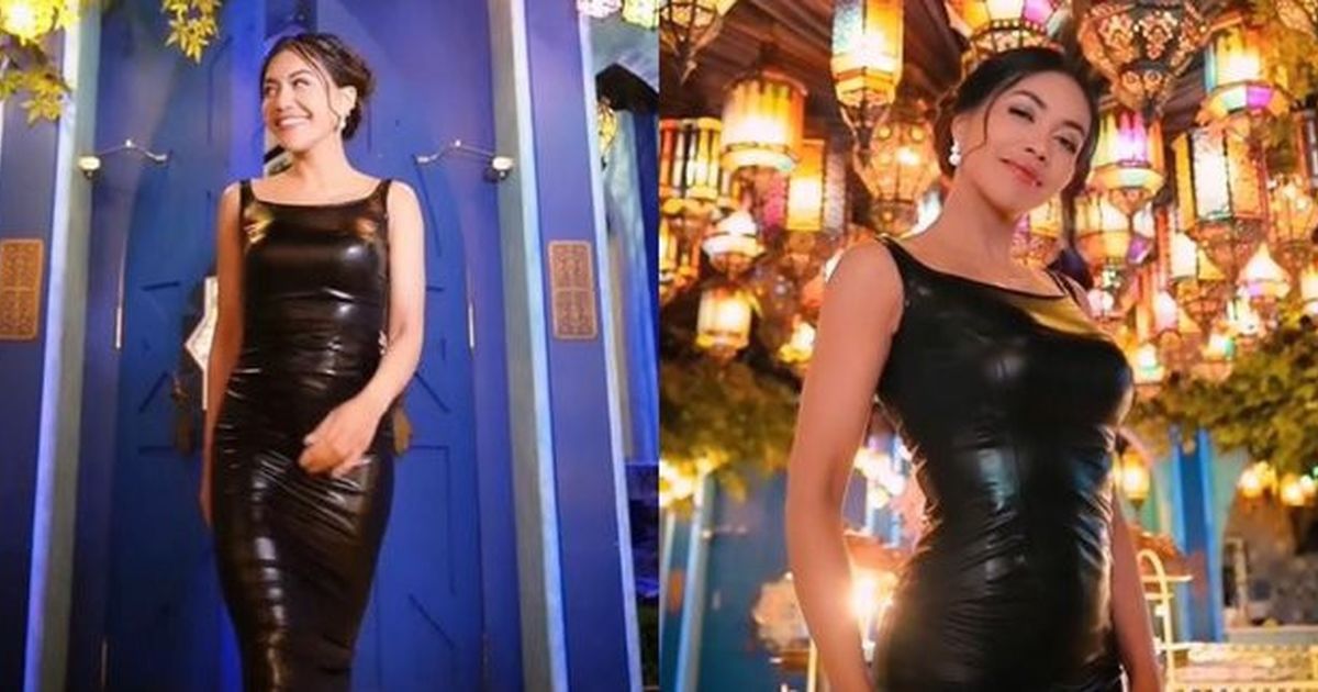 4 Potret Menawan Denada Kenakan Dress Hitam, Glamor dan Bikin Terpukau