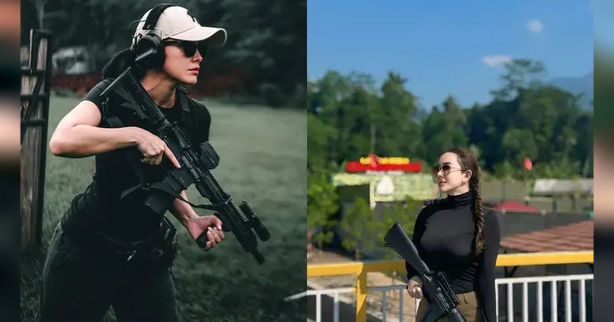 Deretan Artis Cantik saat Olahraga Menembak, Ada yang Sudah Pegang Lisensi