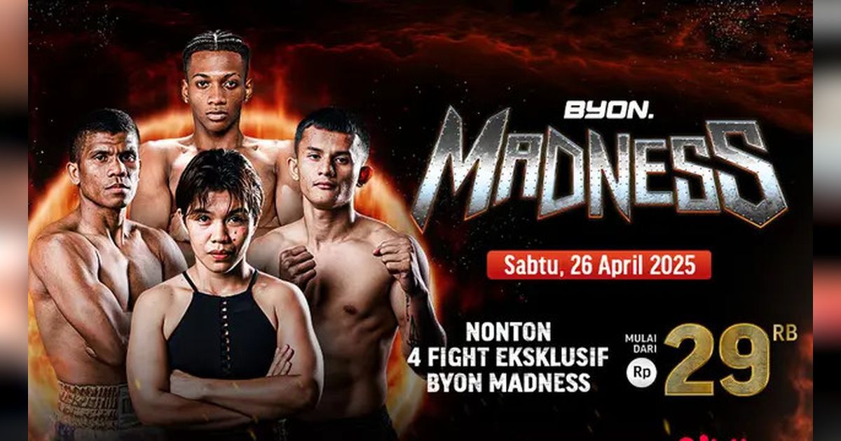 Saksikan BYON Madness di Vidio, 2 Atlet Indonesia Berusaha Raih Sabuk Juara