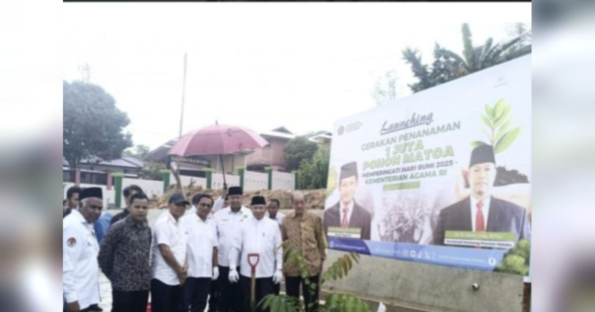 Kemenag Maluku Tanam 1 Juta Pohon Matoa, Lestarikan Bumi dan Tingkatkan Kesadaran Ekologis