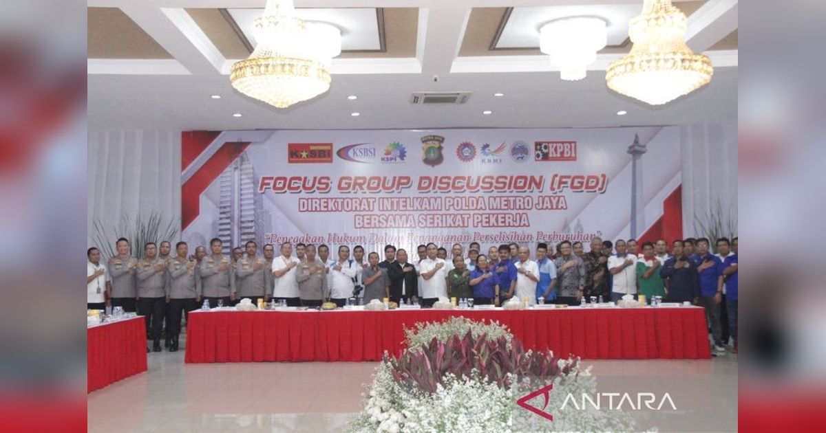 Polda Metro Jaya Gelar Diskusi, Upaya Perbaiki Penegakan Hukum Perburuhan
