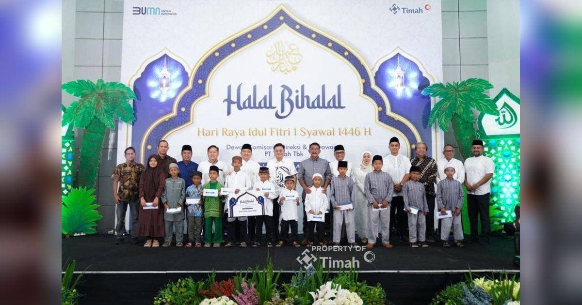 PT Timah Santuni 1.220 Anak Yatim Piatu: Berbagi Berkah di Momen Halal Bihalal