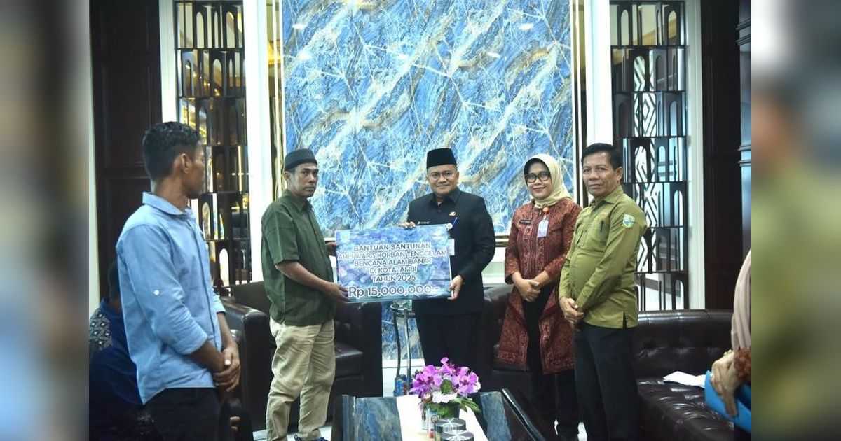 Kemensos Beri Bantuan Rp15 Juta untuk Keluarga Korban Tenggelam di Jambi