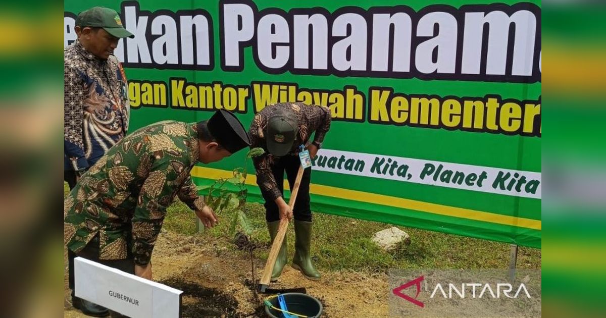 Kemenag Babel Tanam Ribuan Pohon Matoa di Madrasah: Wujud Komitmen Lestarikan Lingkungan