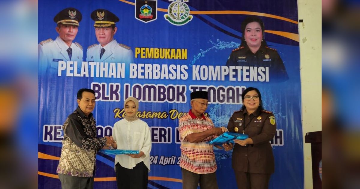 Kejari dan Disnakertrans Lombok Tengah Berkolaborasi: Bekali Mantan Tersangka RJ dengan Pelatihan Kerja