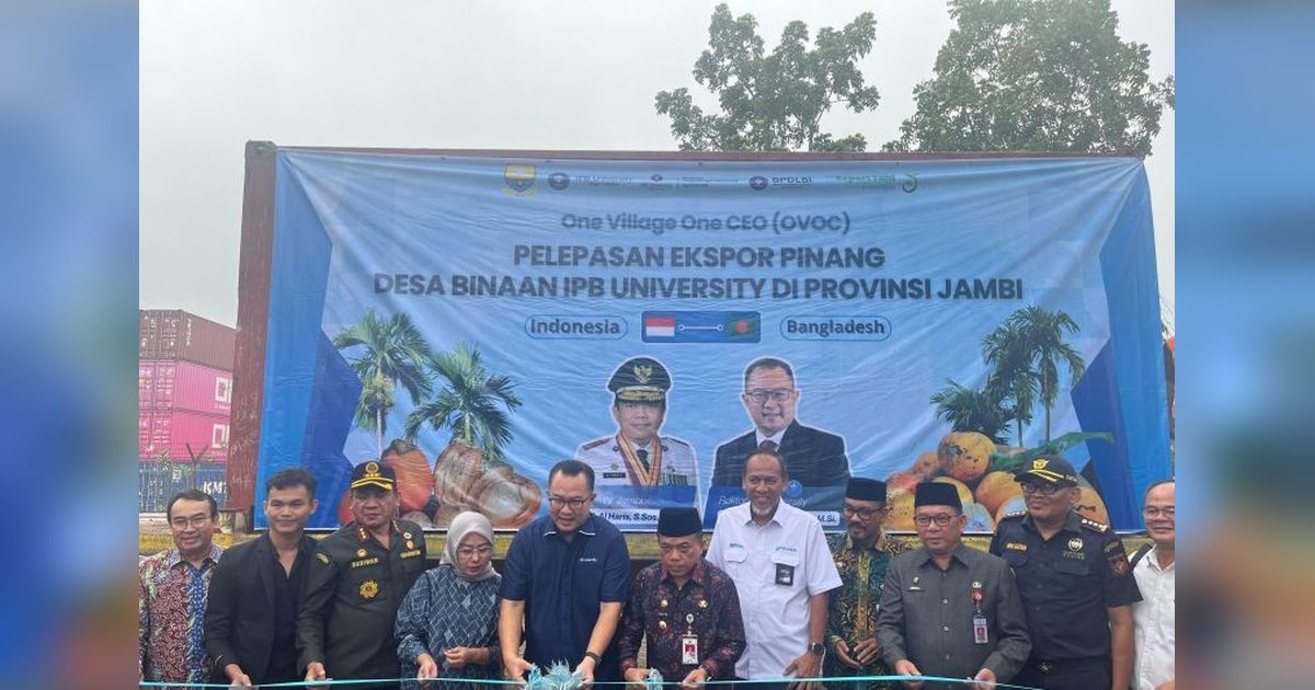 Ekspor Perdana Pinang Biji Jambi ke Bangladesh: Sukses Dorong Pertumbuhan Ekonomi Daerah