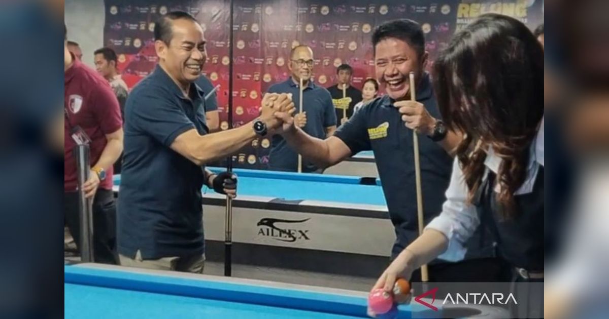 Kapolda Sumsel Tantang Gubernur Herman Deru di Ajang Billiard Challenge