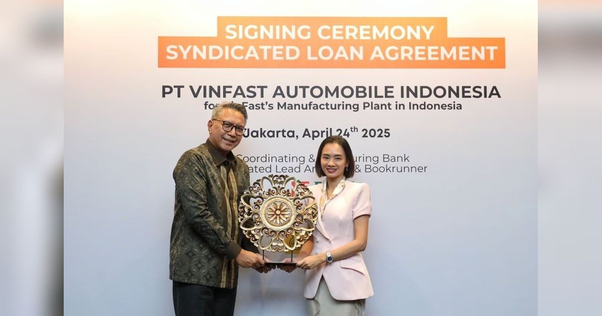BNI Suntik Dana Rp1,51 Triliun untuk Pembangunan Pabrik Mobil Listrik VinFast