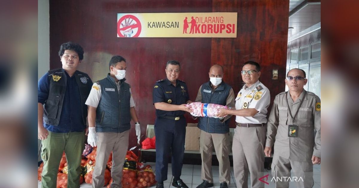 Gagalkan Penyelundupan Bawang Ilegal, Karantina Jambi dan Bea Cukai Jamin Keamanan Pertanian Nasional