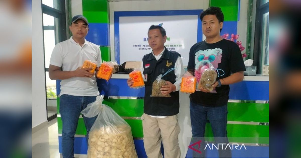 BPOM Rejang Lebong Temukan Kerupuk Berboraks, 22 Kg Bleng Djago Disita!