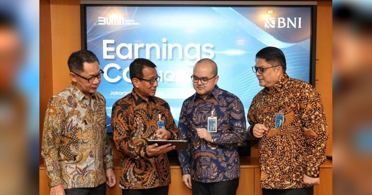 Laba Bersih BNI Tembus Rp5,4 Triliun di Kuartal Pertama 2025!