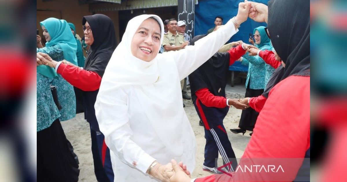 Wakil Ketua TP Posyandu Sumut Hibur Lansia di Batu Bara, Bagikan Bingkisan untuk Warga