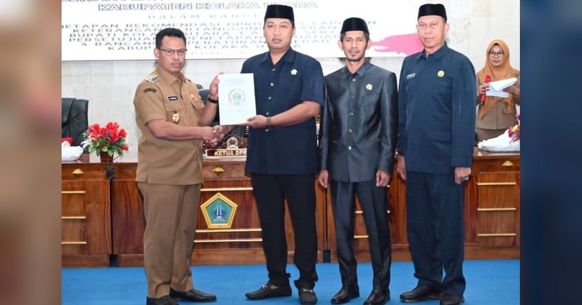 DPRD Kolut Tetapkan Empat Raperda Baru: Dari Pangan hingga Kota Layak Anak