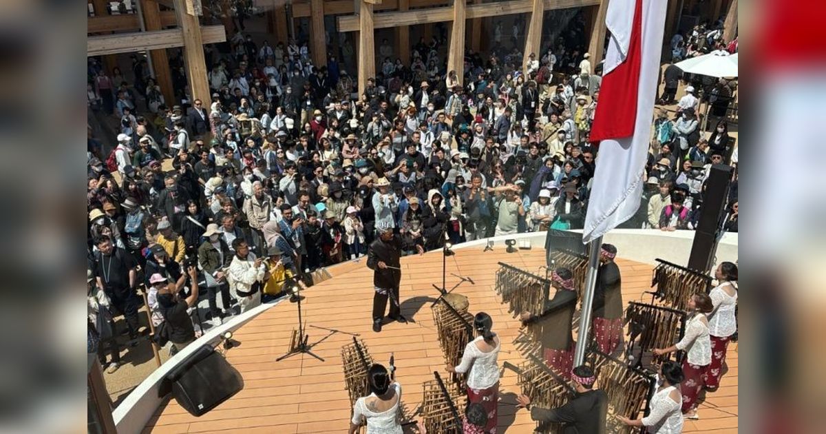 Pesona Angklung Indonesia Memukau Pengunjung World Expo 2025 Osaka