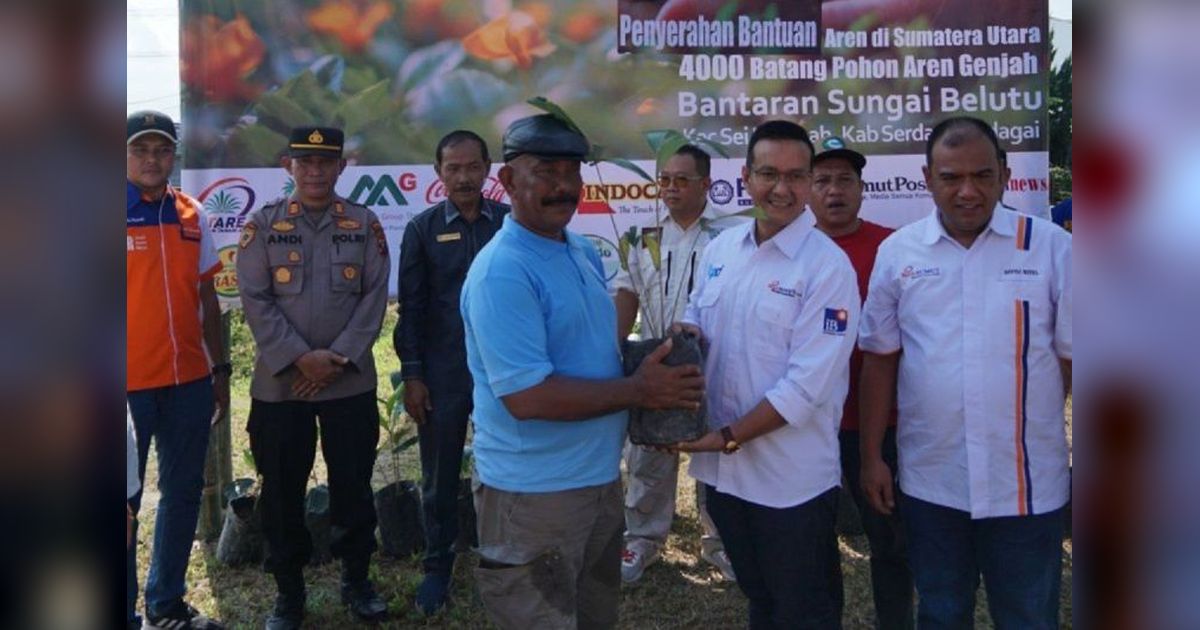 Serdang Bedagai Pacu Konservasi dan Ekonomi Lewat Penanaman 4000 Bibit Aren