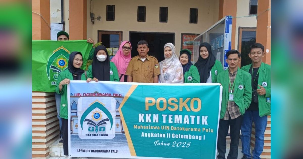 Mahasiswa UIN Datokarama Palu Gelar KKN Tematik, Jalin Silaturahmi dan Kembangkan Desa