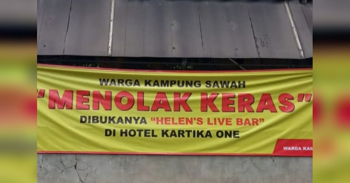 Warga Tolak Tempat Hiburan Malam 'Helen's Night Mart' di Jaksel: Jual Miras dan Dekat Ruang Publik