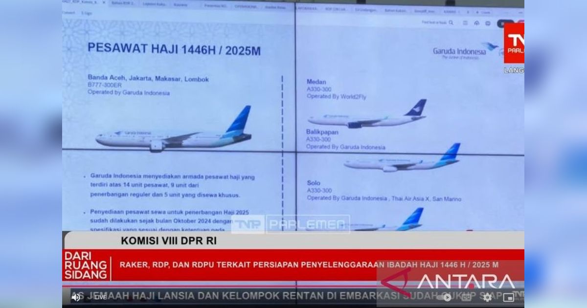 Garuda Indonesia Siapkan Layanan Haji Ramah Lansia untuk 25 Ribu Jamaah
