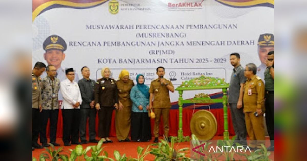 RPJMD Banjarmasin 2025-2029: Selaras dengan Pemerintah Pusat dan Provinsi
