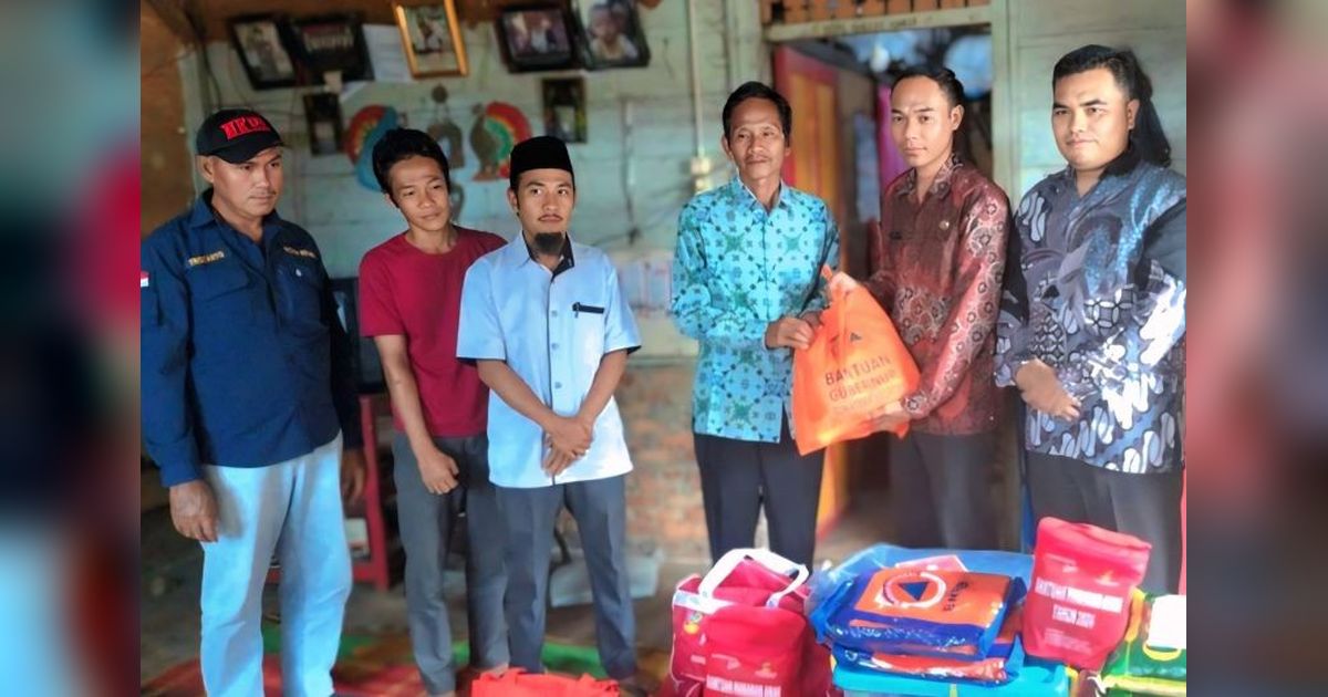 OKU Selatan Salurkan Bantuan untuk Korban Puting Beliung di Desa Sugih Waras