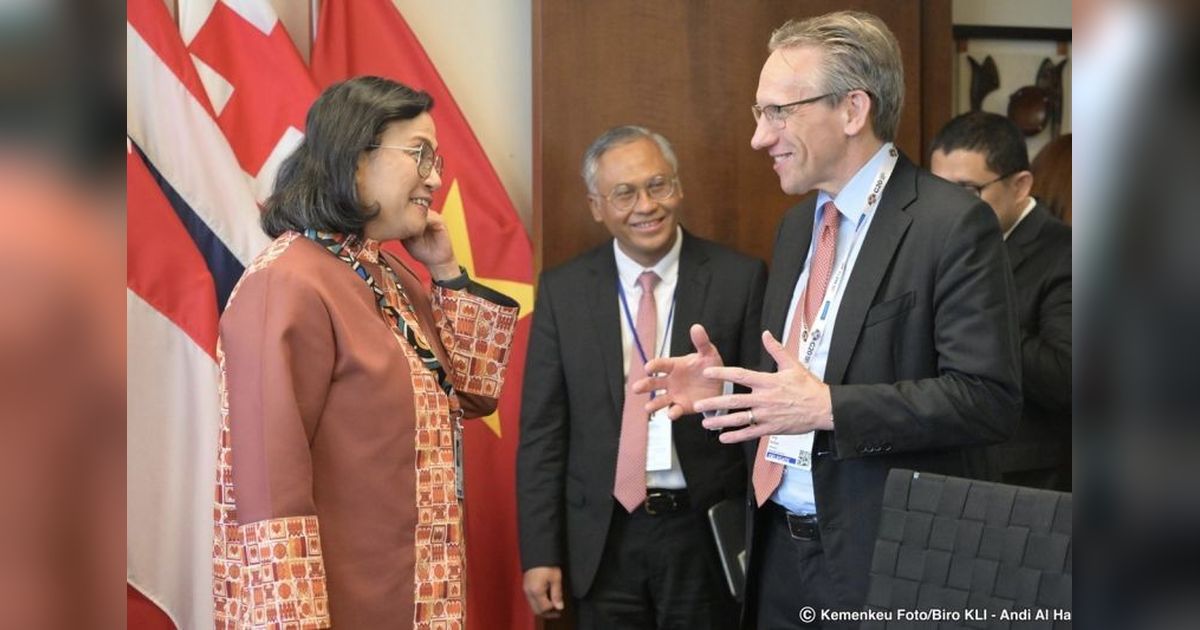 Sri Mulyani Bahas Perdagangan dan Aksesi OECD dengan Menkeu Jerman