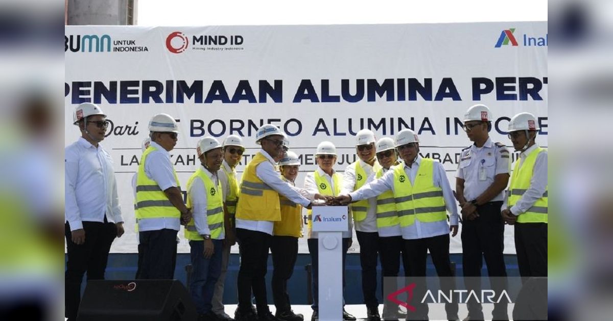 Inalum Terima Pengiriman Perdana Alumina, Langkah Strategis Menuju Swasembada Aluminium