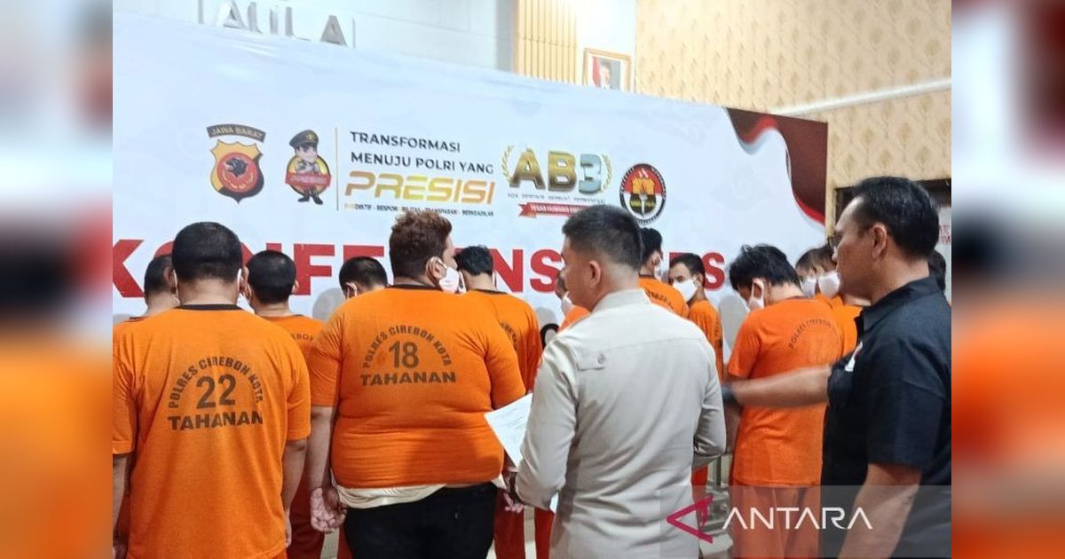 26 Pengedar Narkoba Ditangkap di Cirebon, Polisi Sita Ratusan Gram Sabu dan Ribuan Obat Keras