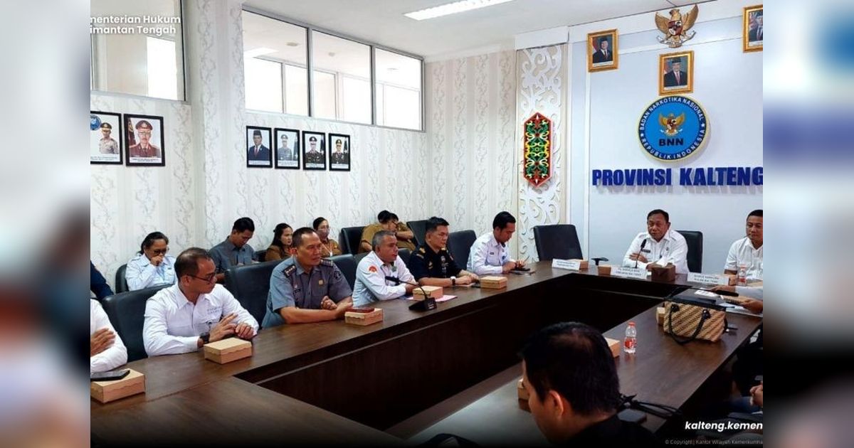 Kemenkum Kalteng dan BNN Perkuat Kolaborasi Basmi Narkoba
