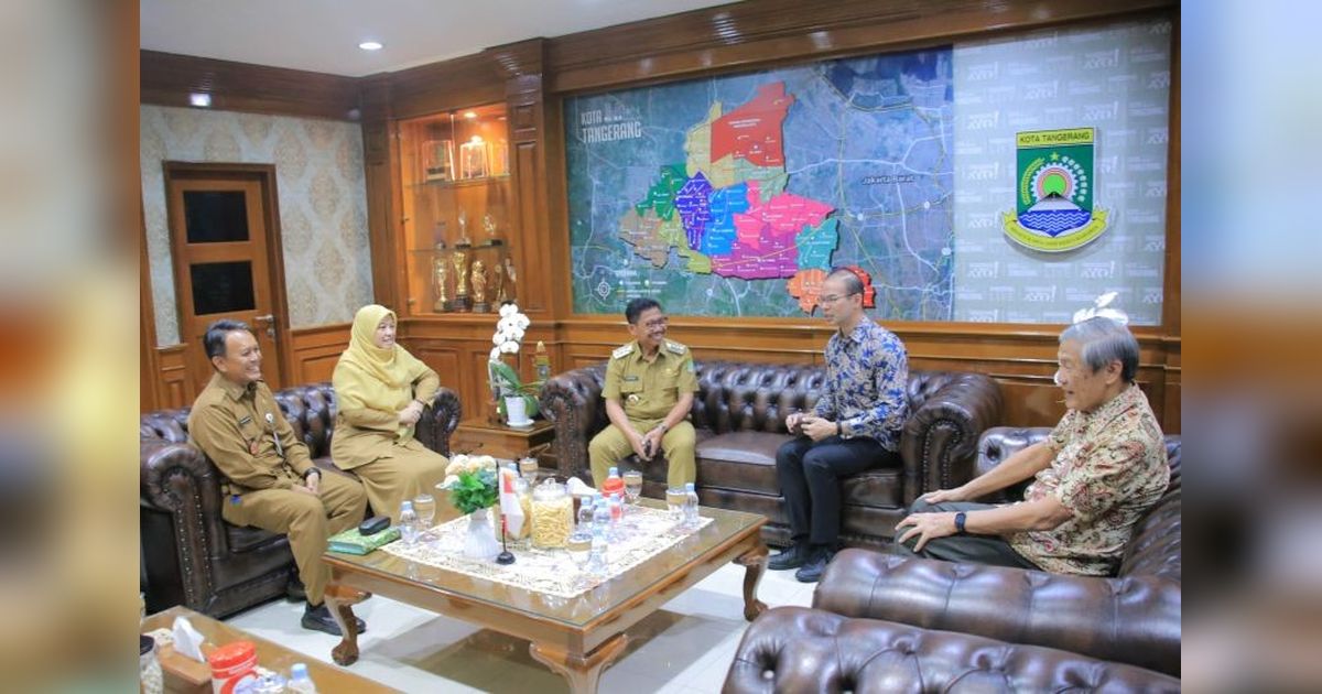 Tangerang Paparkan Rencana Aerotropolis ke Delegasi Singapura