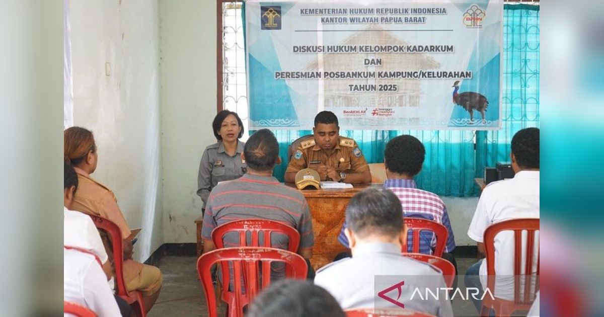 Kemenkum Papua Barat Perluas Akses Layanan Hukum lewat Posbakum
