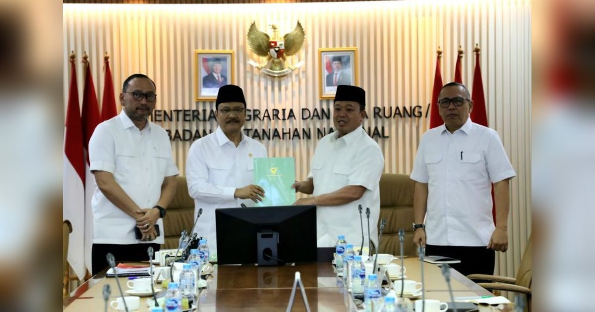 Mensos dan Menteri ATR/BPN Percepat Sertifikasi Lahan Sekolah Rakyat