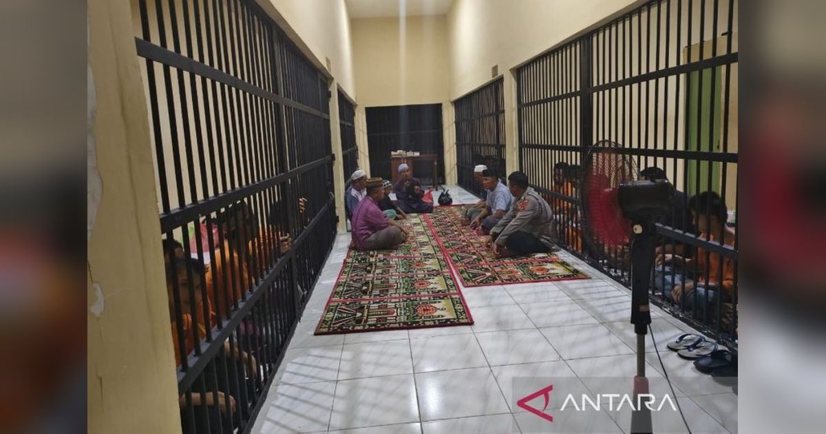 Polres Bangka Barat Berikan Pembinaan Rohani dan Mental pada 31 Tahanan