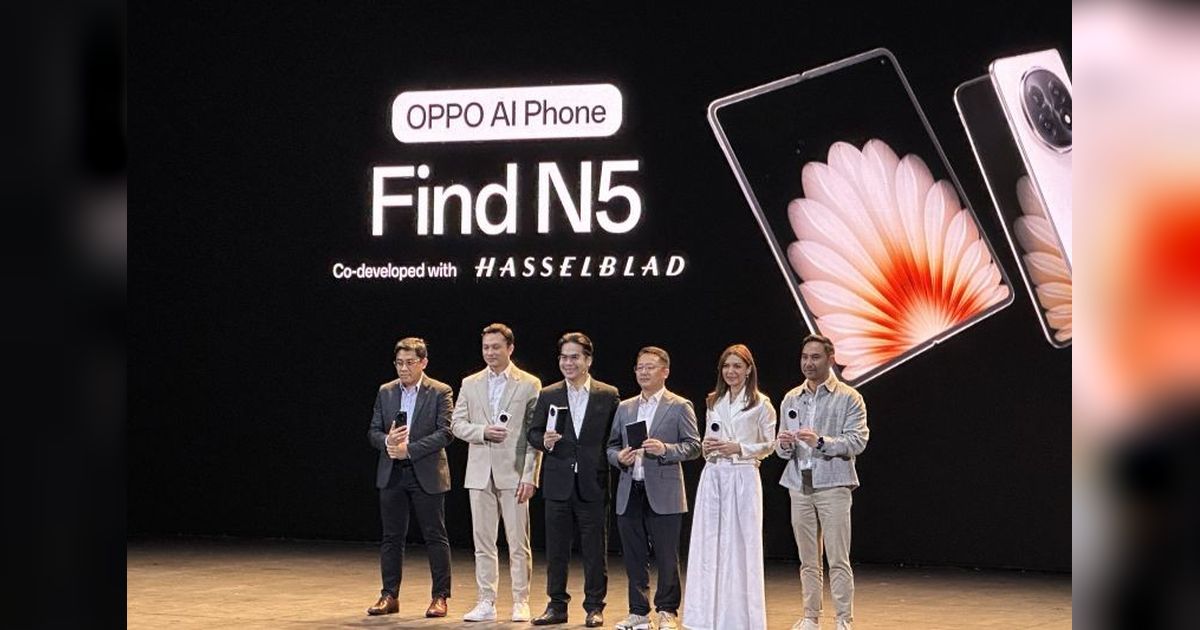 Oppo Find N5: Smartphone Lipat Setipis Dua Koin, Harga Rp27,9 Juta!