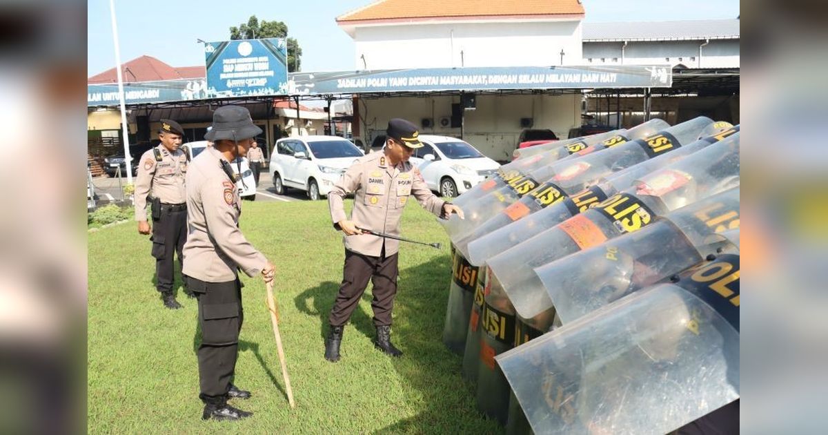 Polres Mojokerto Kota Tingkatkan Kemampuan Dalmas Personel Hadapi Aksi Massa