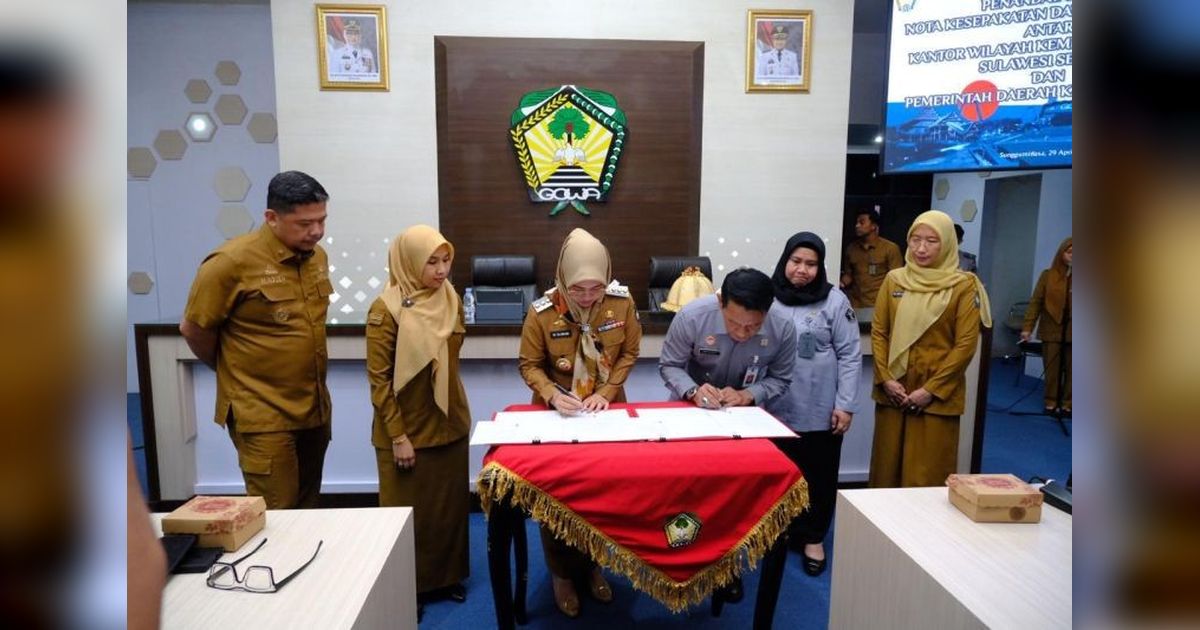 Kemenkumham Sulsel dan Pemkab Gowa Jalin MoU: Perlindungan Hukum dan Investasi Terjamin